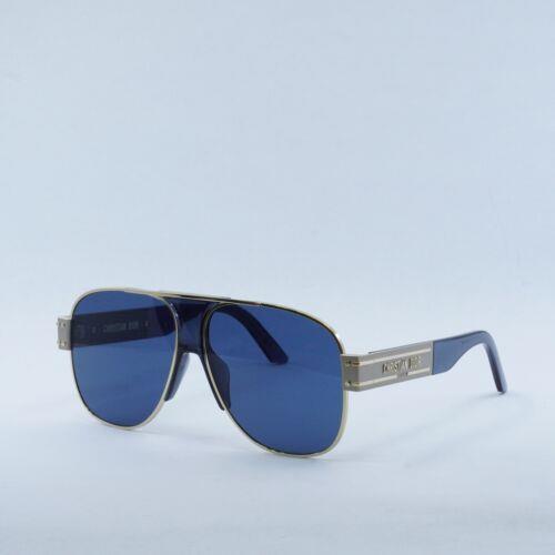 Dior Diorsignature A3U B0B0 Gold / Blue 61-13-140 Sunglasses