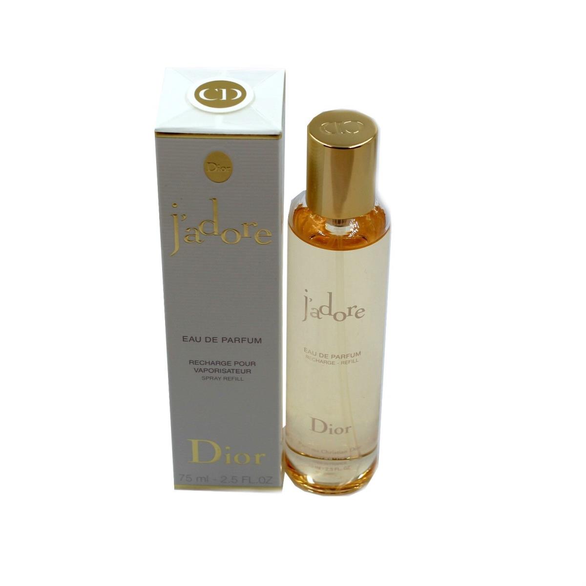 Christian Dior J`adore Eau DE Parfum Refill Spray 75 ML/2.5 Oz. NIB-F071503019