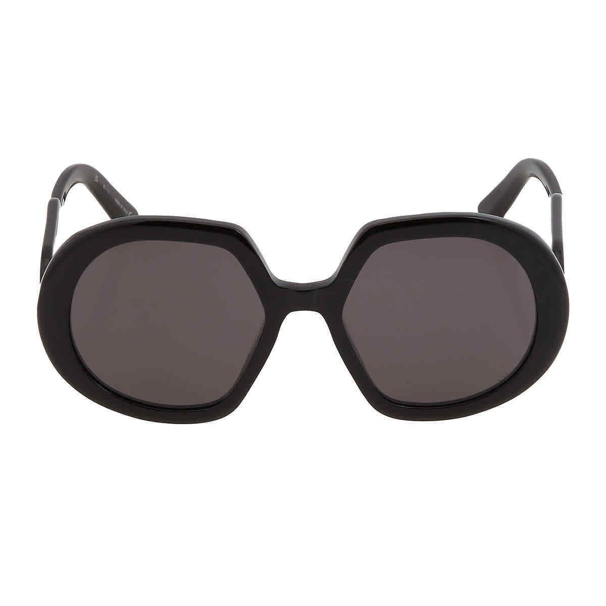 Dior Smoke Butterfly Ladies Sunglasses Diorbobby R1U 10A0 Diorbobby R1U 10A0 - Frame: Black, Lens: Grey