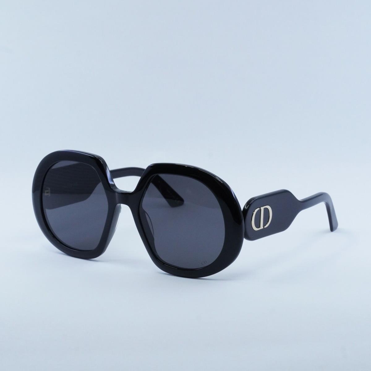 Dior Diorbobby R1U 10A0 Shiny Black/smoke 56-20-140 Sunglasses - Frame: Shiny Black, Lens: Smoke, Code: 10A0