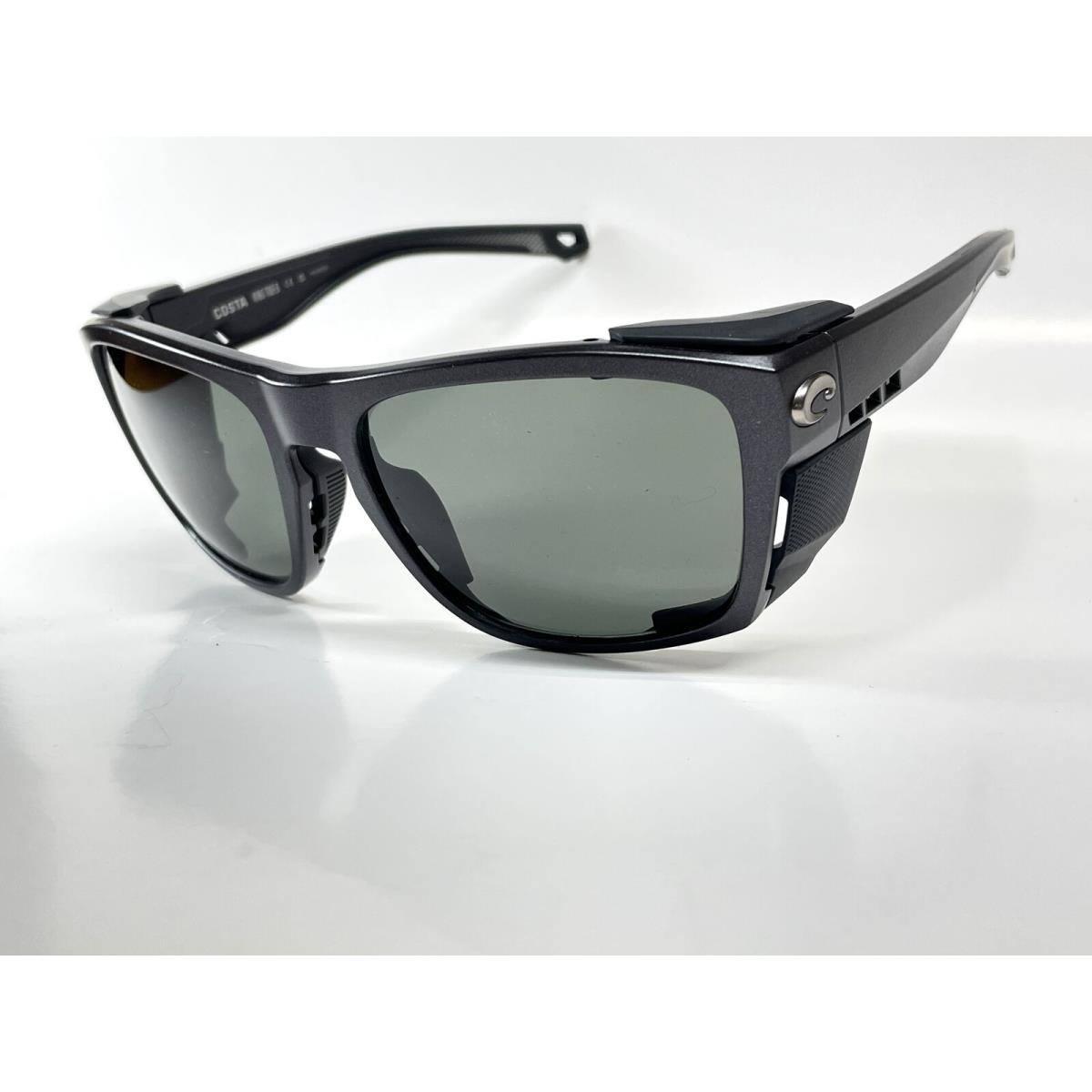 Costa Del Mar King Tide 6 Black Pearl Matte Frame Gray 580 Polarized Glass Lens