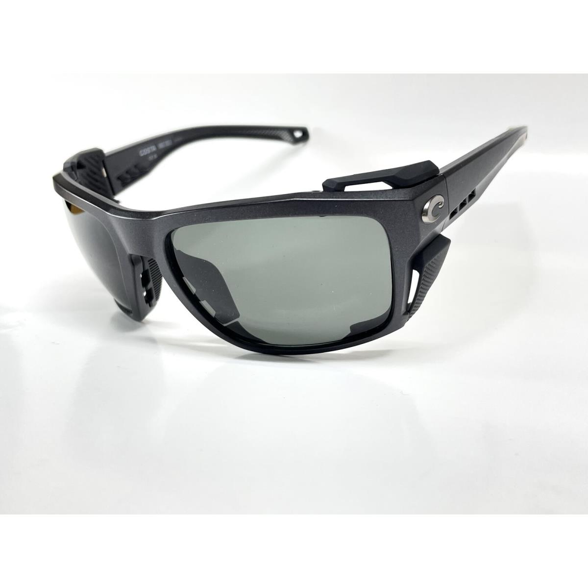 Costa Del Mar King Tide 8 Black Pearl Matte Frame 580 Gray Glass Lens