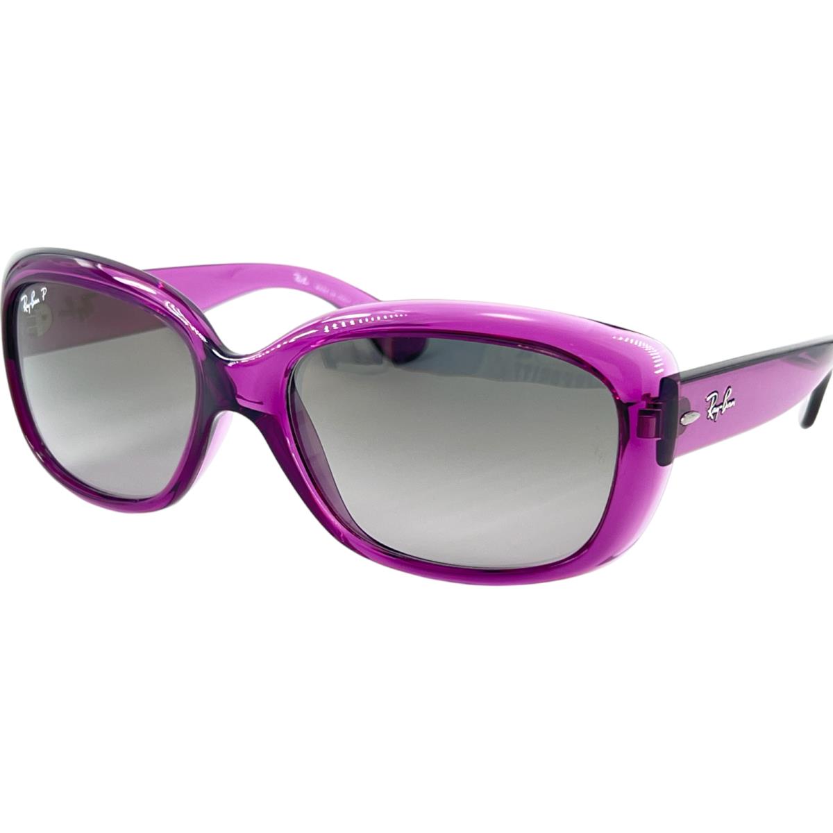 Ray-ban RB4104 Jackie Ohh Women`s Plastic Polarized Sunglass 6591M3 Violet 58-17 - Frame: Purple, Lens: Gray