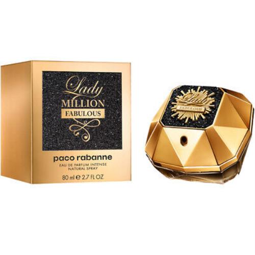 Paco Rabanne Ladies Lady Million Fabulous Edp Spray 2.7 oz Tester Fragrances