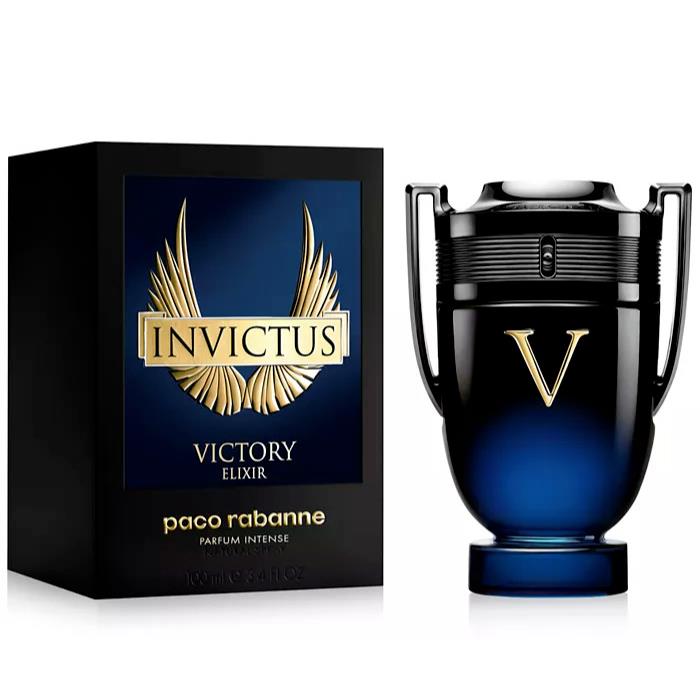 Invictus Victory Elixir by Paco Rabanne 3.4oz Parfum Intense Men Box