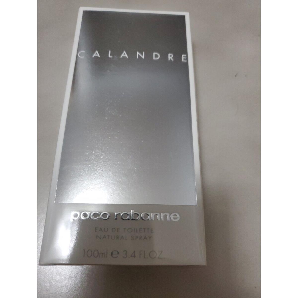 Calandre Perfume by Paco Rabanne - 3.3 / 3.4 oz / 100 ml Edt Spray