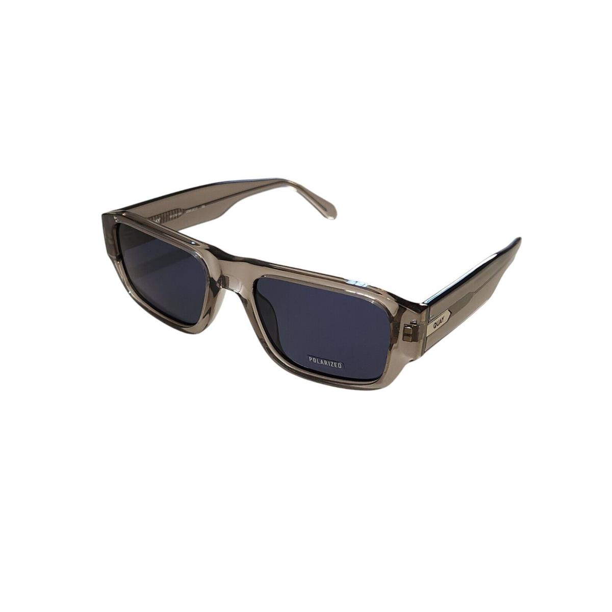 Quay Night Cap Gray Frame/navy Polarized Sun Glasses