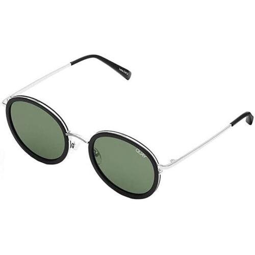 Quay Australia Firefly Designer Sunglasses Black/non-polarized Green Lens 52 mm