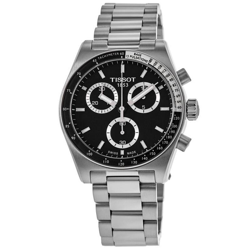 Tissot PR516 Chronograph Quartz Black Dial Men`s Watch T149.417.11.051.00