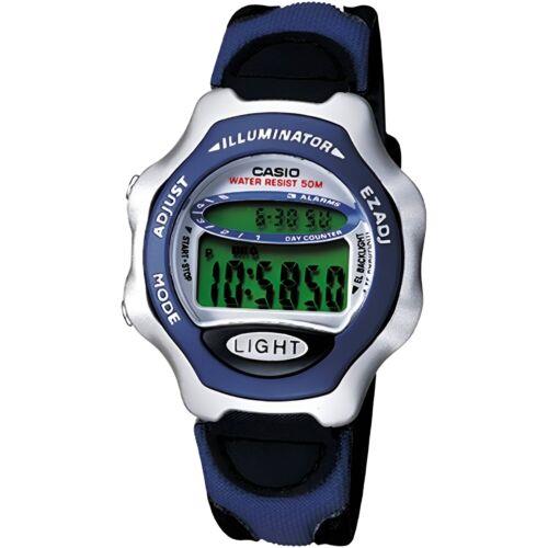 Casio Women`s Watch Alarm Blue and Black Strap Illuminator Digital LW-24HB-2B
