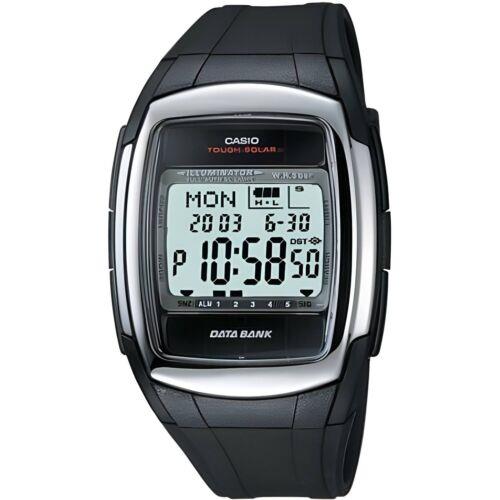 Casio Men`s Digital Watch Databank Tough Solar Grey Dial Resin Strap DBE-30-1A