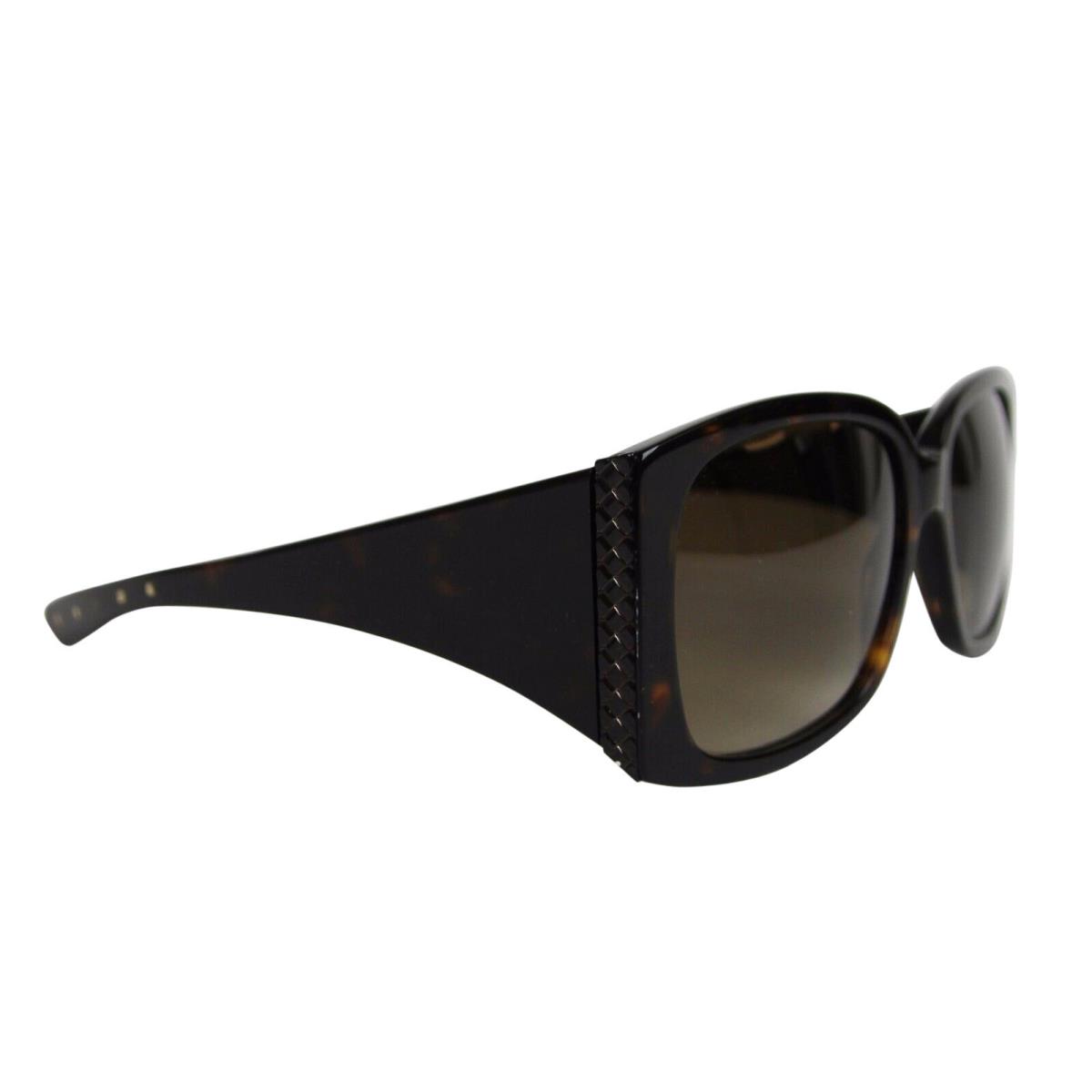 Bottega Veneta Women`s Square Dark Brown Acetate Sunglasses