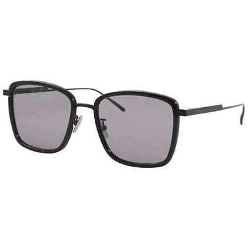 Bottega Veneta Minimalist BV1008SK 002 Sunglasses Women`s Black/grey Lenses 55mm