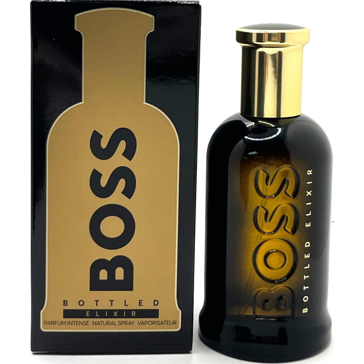 Hugo Boss Bottled Elixir Parfum Intense Spray For Men 3.3 Oz / 100 ml