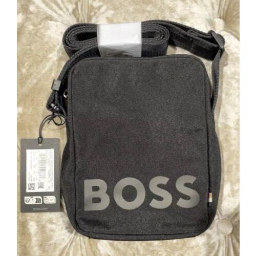 Hugo Boss Pixel_ou_s Zip Shoulder Crossbody Bag Black 5049470