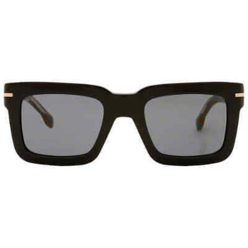 Hugo Boss Gold Logo Square Men`s Sunglasses Boss 1501/S 0807/7Y 51
