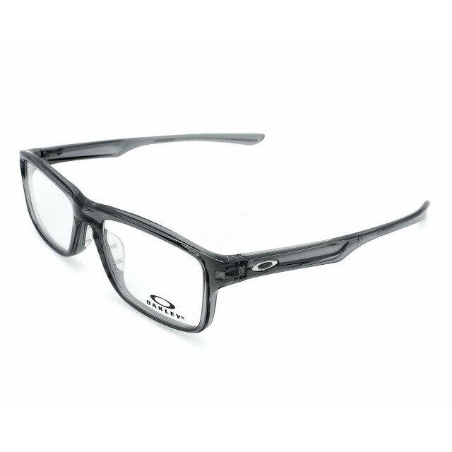 Oakley Plank 2.0 Transparent Smoke/gray Men`s Eyeglasses OX8081-0653