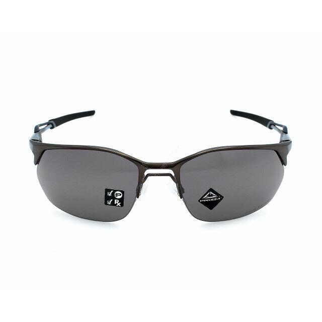Oakley Wire Tap 2.0 Satin Lead /prizm Deep Water Men`s Sunglasses OO4145-0660 - Frame: , Lens: