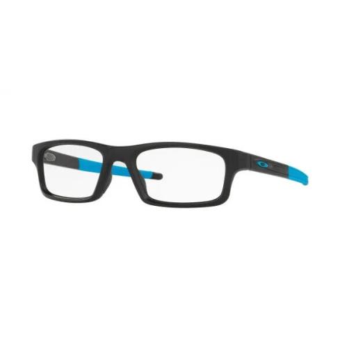 Oakley OX 8037 803701 54mm Crosslink Pitch Black and Teal Unisex Eyeglasses