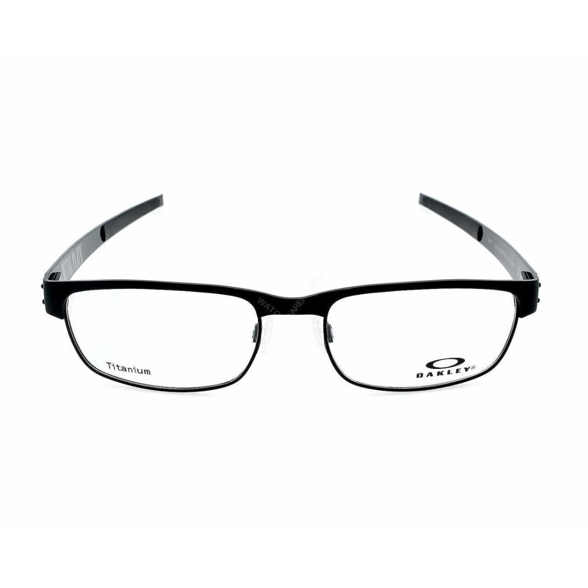 Oakley Metal Plate Matte Black Frame Men`s Eyeglasses OX5038-0555 - Frame: Matte Black, Lens: