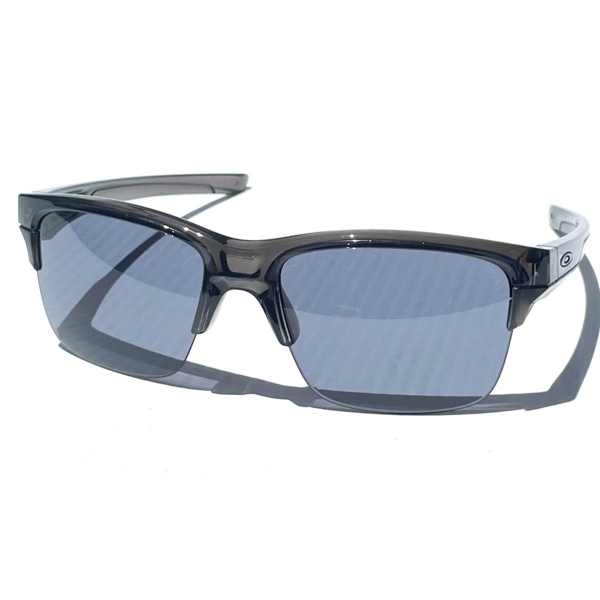 Oakley Thinlink Grey Smoke Semi-rimless Frame Grey Lens Sunglass 9316-01