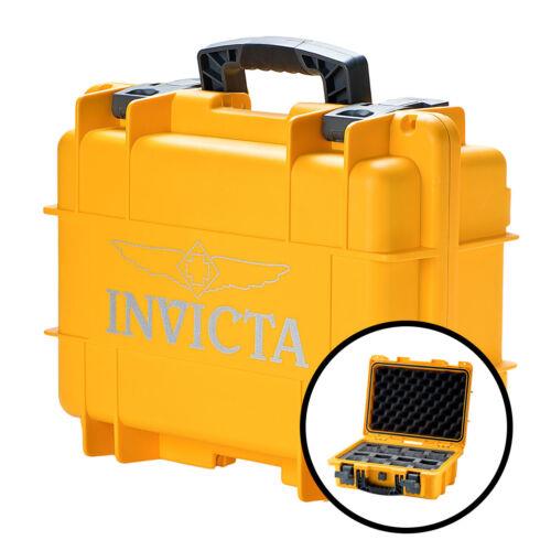 Invicta 8-Slot Dive Impact Watch Case Watch Collector Case Yellow DC8YEL - Yellow