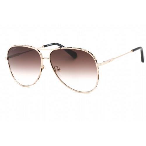 Salvatore Ferragamo SF268S-786-62 Sunglasses Size 62mm 140mm 13mm Rosegold Wom