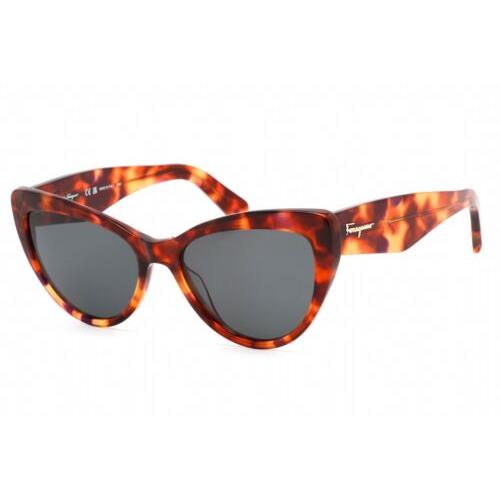 Salvatore Ferragamo SF930S-214-56 Sunglasses Size 56mm 145mm 17mm Tortoise Wom