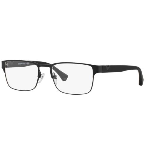 Emporio Armani Eyeglasses EA 1027-3001 Black W/demo Lens 55mm