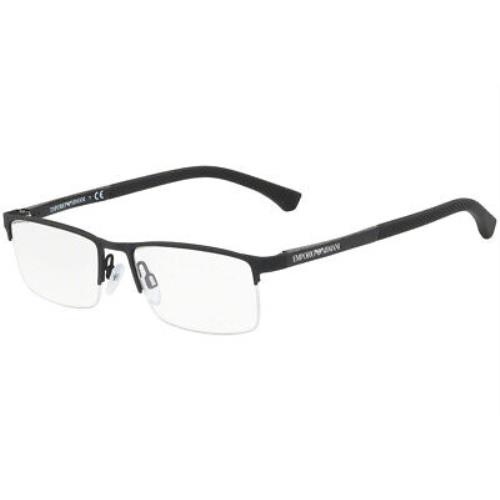 Emporio Armani Eyeglasses EA 1041-3175 Black W/demo Lens 55mm