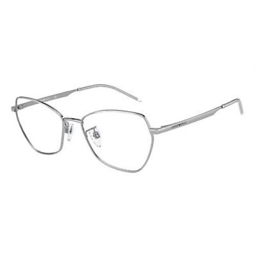 Emporio Armani EA1133 3015 Shiny Silver Demo Lens 53 mm Women`s Eyeglasses