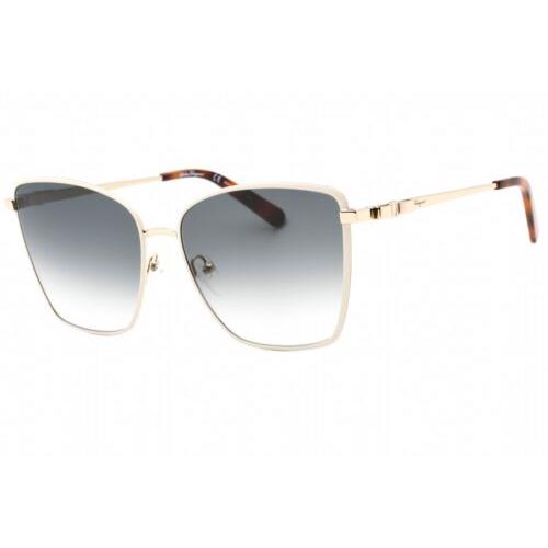 Salvatore Ferragamo SF279S-721-59 Sunglasses Size 59mm 140mm 15mm Gold Women N