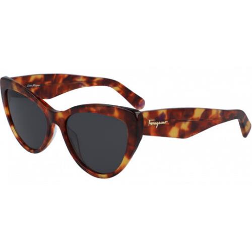 Salvatore Ferragamo Women`s Tortoise Cat Eye Sunglasses - SF930S 214 - Italy
