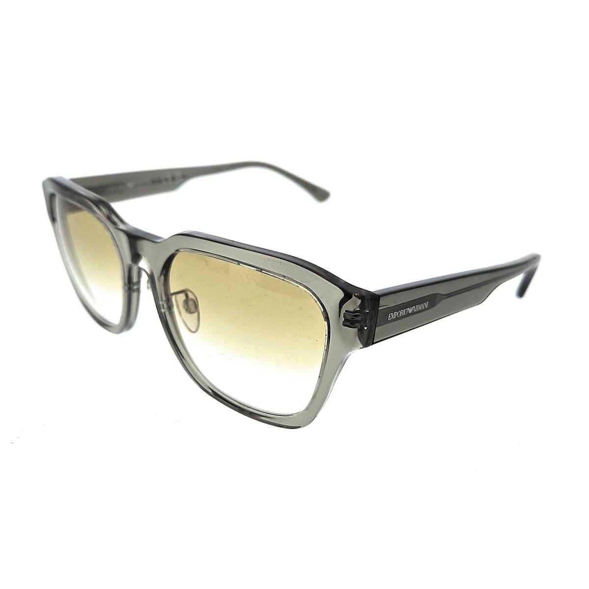 Emporio Armani 0EA4175F 588413 Shiny Transparent Green Square Sunglasses