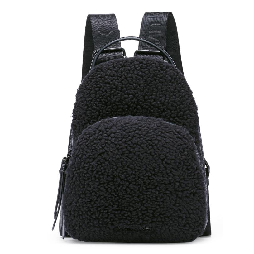 Calvin Klein Astatine Sherpa Mini Backpack Black 220156