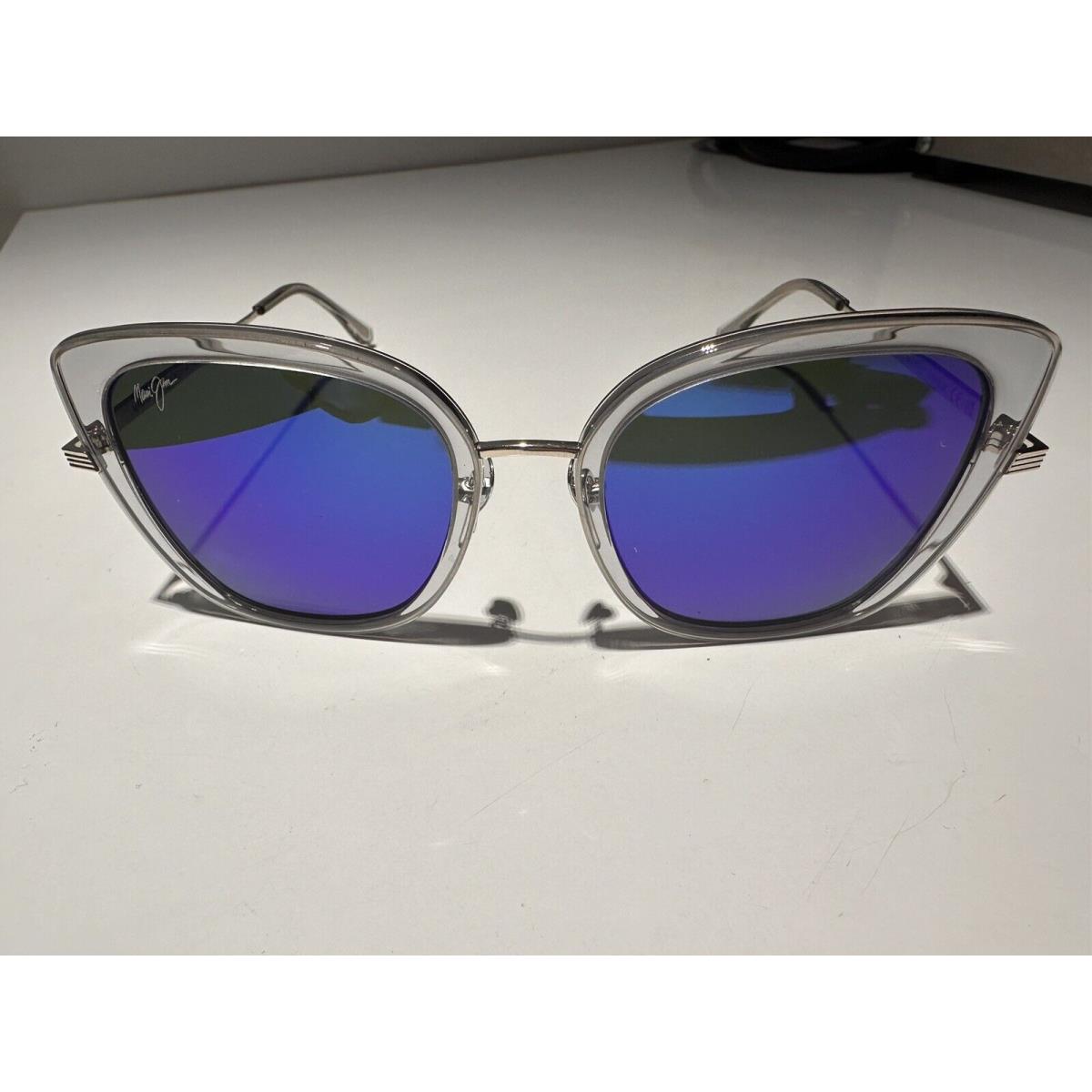 Maui Jim Blue Violet Lake MJ843-11 Made In Japan Size 53-21-145