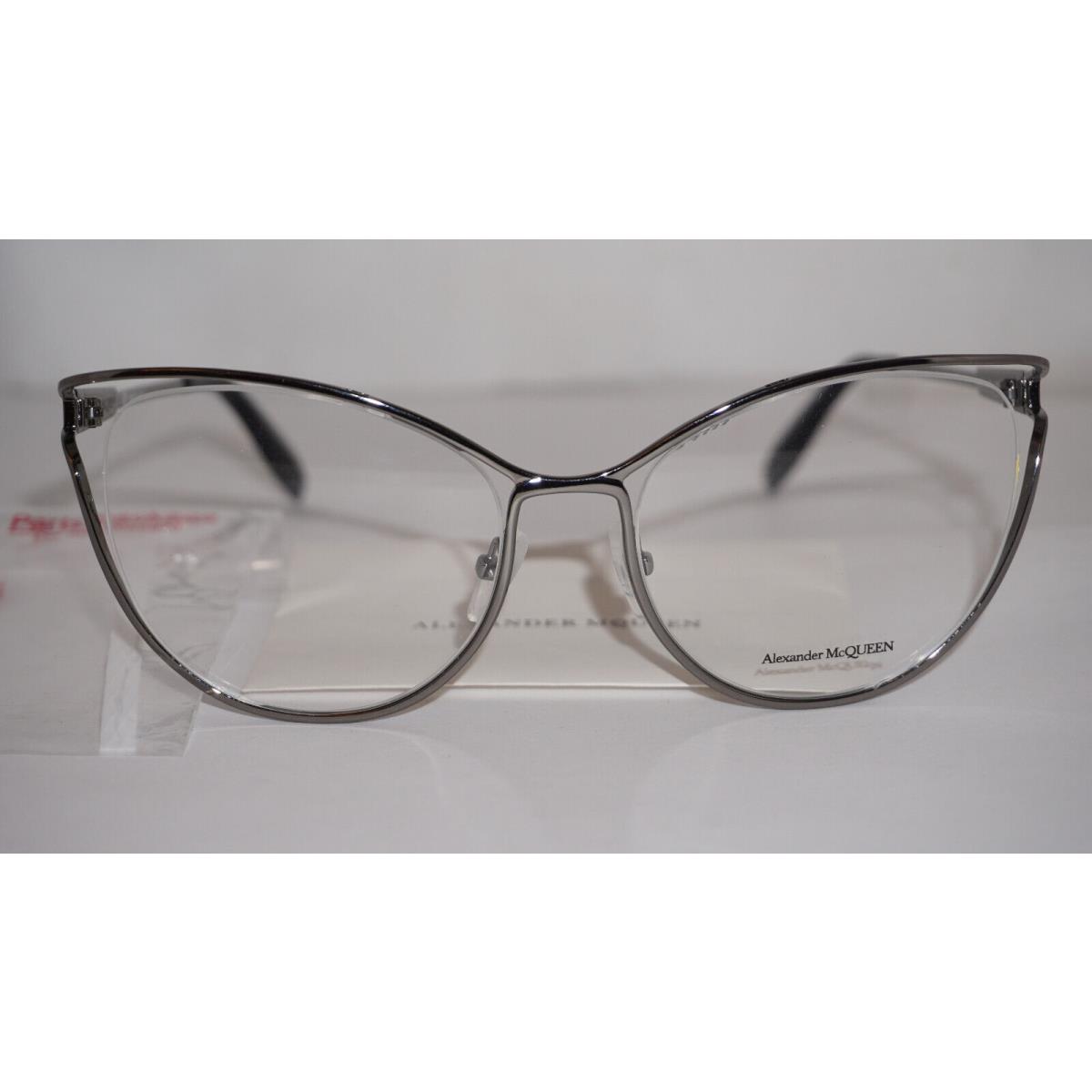 Alexander Mcqueen Eyeglasses Gunmetal AM0195O 001 55 18 135