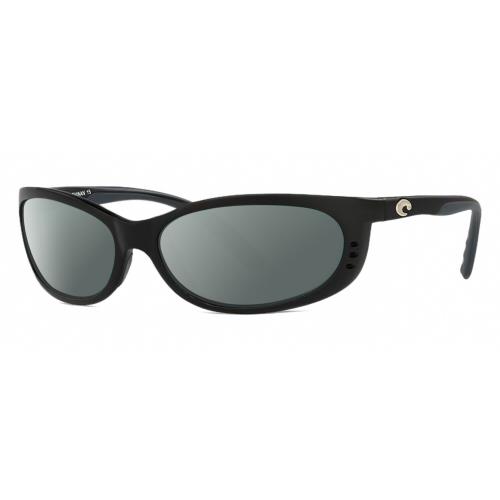 Costa Del Mar Fathom Mens Oval Designer Polarized Sunglasses Black 61mm 4 Option Smoke Grey Polar