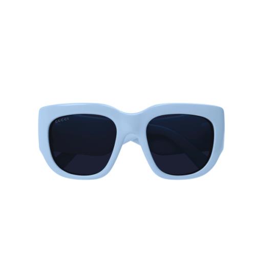 Gucci GG1545S 004 Light Blue/light Blue Oversized Square Women`s Sunglasses