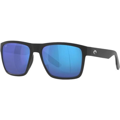 Costa Del Mar Men`s Paunch XL Polarized Sunglasses Black/blue Mirrored 580G 59mm