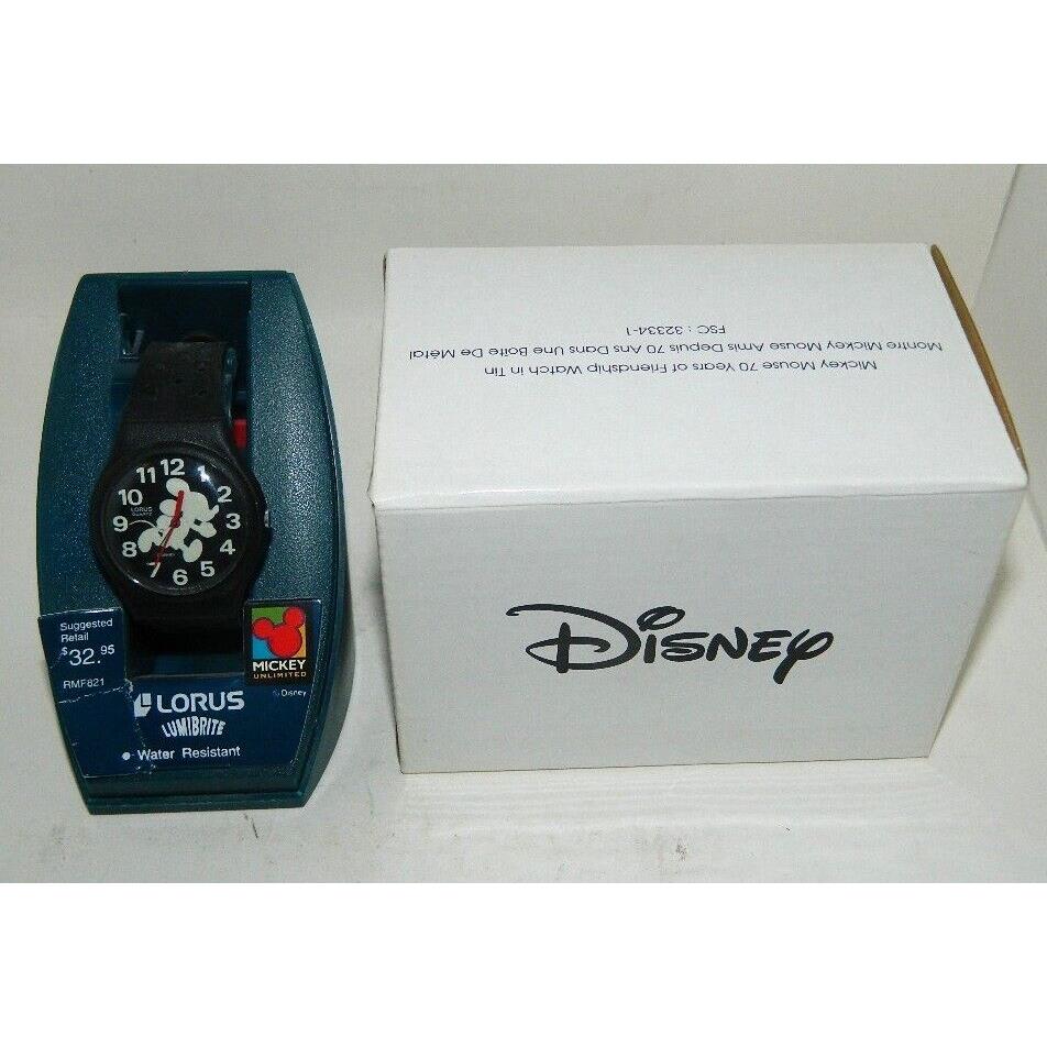 Black Lorus Lumibrite Mickey Mouse Watch Battery