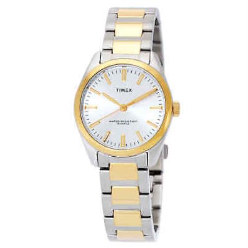 Timex Highview Quartz Silver Dial Ladies Watch TW2V26400