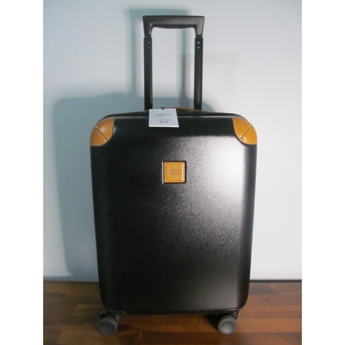 Bric`s Bric`s-milno Italy Luggage-amalfi Black 22 Carry On Spinner Tsa Locking-nwt