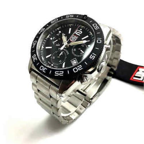 Men`s Luminox Pacific Diver Chronograph Steel Swiss Watch 3142