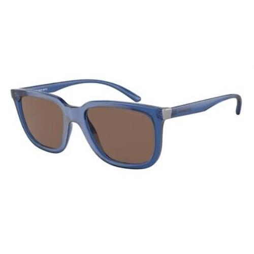 Arnette AN4306 284773 Plaka Transp Blue Cobalto Dk Brown 54 mm Unisex Sunglasses