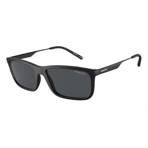 Arnette AN4305 275887 Nosy Matte Black Dark Grey 58 mm Unisex Sunglasses