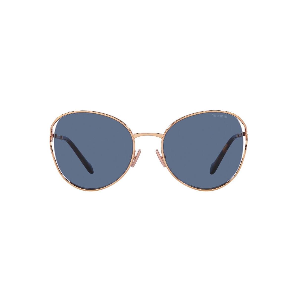 Miu Miu MU 53YS Rose Gold/dark Blue ZVF1/V1 Sunglasses