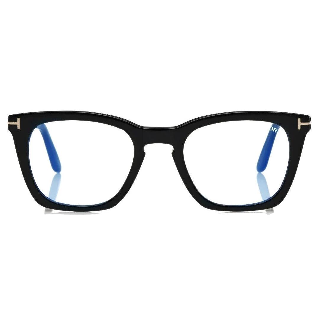 Tom Ford Designer Eyeglasses Blue Light Blocking Lens Black Frame TF 5736-B