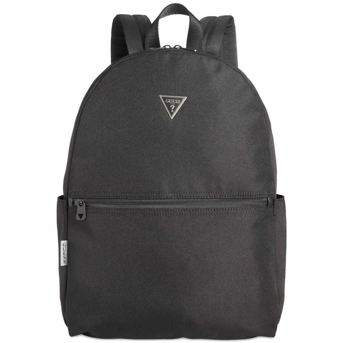 Guess Men`s Vice Essential Backpack Black Book Bag One Size