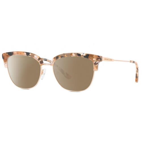 Michael Kors MK3023 Cat Eye Polarized Sunglasses Pink Grey Tortoise 52 mm 4 Opt
